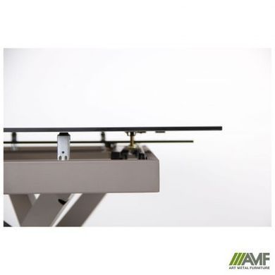 Стіл розкладний Gerald beige AMF 160(200)X90 glass Quartz beige фотографія