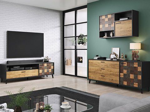 Комод SOUL 2D Cama 100 Антрацит фотографія