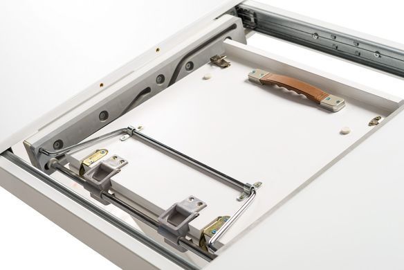 Стол раскладной TML-500 VETRO 140/180x80 Белый Матовый фотография