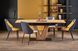 Стіл розкладний обідній UMBERTO Halmar 160(200)х90 Дуб / Чорний