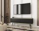 Тумба під телевізор Perfect Home Оро / Oro 2-дверна з чорними ніжками RTV135 Чорний фотографія