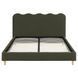 Кровать двуспальная MEBEL ELITE IZMIR 160x200 см Зеленый