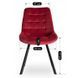Стул бархатный MEBEL ELITE RICK Velvet, Бордовый