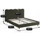 Кровать двуспальная MEBEL ELITE IZMIR 160x200 см Зеленый