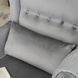Кресло мягкое бархатное MEBEL ELITE KLARIS 2 Velvet Серый