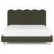 Кровать двуспальная MEBEL ELITE IZMIR 160x200 см Зеленый
