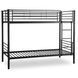 Двухъярусная кровать 90x200 см MEBEL ELITE RODEZ черный
