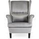 Кресло мягкое бархатное MEBEL ELITE KLARIS 2 Velvet Серый