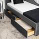 Кровать бархатная MEBEL ELITE JONAS Velvet 90x200 Сеерий