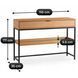Консоль MEBEL ELITE RUBY 110 дуб