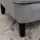 Кресло мягкое бархатное MEBEL ELITE KLARIS 2 Velvet Серый