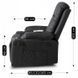 Масажне крісло MEBEL ELITE BOX екошкіра Чорний