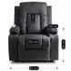 Масажне крісло MEBEL ELITE BOX екошкіра Чорний
