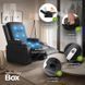Масажне крісло MEBEL ELITE BOX екошкіра Чорний