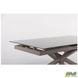 Стіл розкладний Gerald beige AMF 160(200)X90 glass Quartz beige