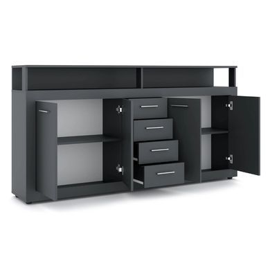 Комод MEBEL ELITE BLAGO 190 антрацит фотография
