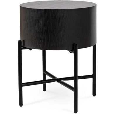 Журнальний столик MEBEL ELITE CEVES 40x40&nbsp;Чорний фотографія