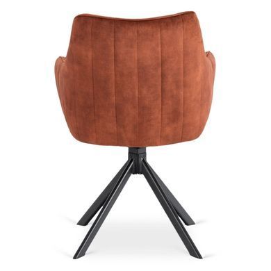 Стул поворотный MEBEL ELITE MUMBAI Velvet&nbsp;2 Рыжий фотография