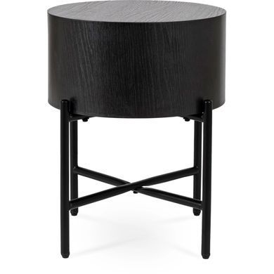 Журнальний столик MEBEL ELITE CEVES 40x40&nbsp;Чорний фотографія