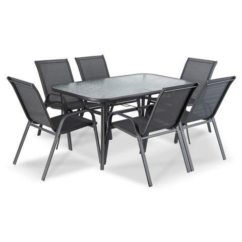 Комплект садових меблів MEBEL ELITE LIBERTY Чорний