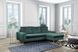 Диван кутовий розкладний COLLIN Velluto на ніжках Perfect Home Польща Зелений