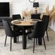 Стул бархатный MEBEL ELITE BARI Velvet Черный