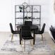 Стул бархатный MEBEL ELITE YORK Velvet, Черный / Золотой