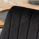 Стул бархатный MEBEL ELITE BARI Velvet Черный