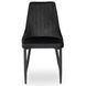 Стул бархатный MEBEL ELITE BARI Velvet Черный