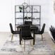 Стул бархатный MEBEL ELITE YORK Velvet, Черный / Золотой