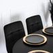 Стул бархатный MEBEL ELITE YORK Velvet, Черный / Золотой