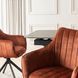 Стул поворотный MEBEL ELITE MUMBAI Velvet&nbsp;2 Рыжий