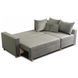 Кутовий диван оксамитовий MEBEL ELITE MARKUS Velvet 238 см Cірий (правий)