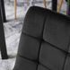 Стул бархатный MEBEL ELITE YORK Velvet, Черный / Золотой