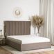 Ліжко двоспальне оксамитове MEBEL ELITE EMILIO Velvet 160x200 см Бежевий