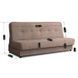 Диван раскладной MEBEL ELITE ARUBA 188 см Коричневый
