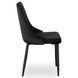 Стул бархатный MEBEL ELITE BARI Velvet Черный