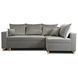 Кутовий диван оксамитовий MEBEL ELITE MARKUS Velvet 238 см Cірий (правий)