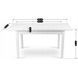 Стол раскладной MEBEL ELITE SKUBI 120(160)х75 см Белый