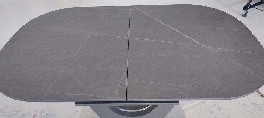 Стол раскладной TML-866 VETRO 130(170)x80 Айс Грей фотография