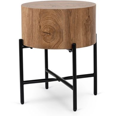 Журнальный столик MEBEL ELITE CEVES 40x40&nbsp;Орех фотография