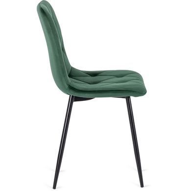 Стул бархатный MEBEL ELITE ROBIN Velvet Зеленый фотография