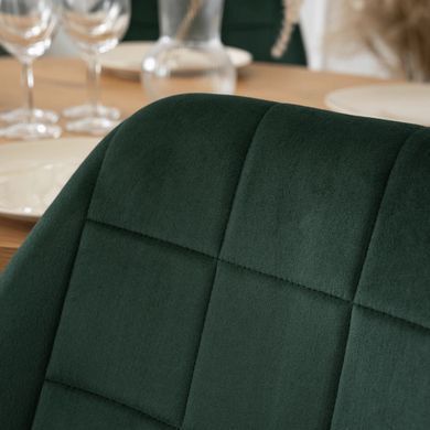 Стул бархатный MEBEL ELITE IRYS Velvet Зеленый фотография