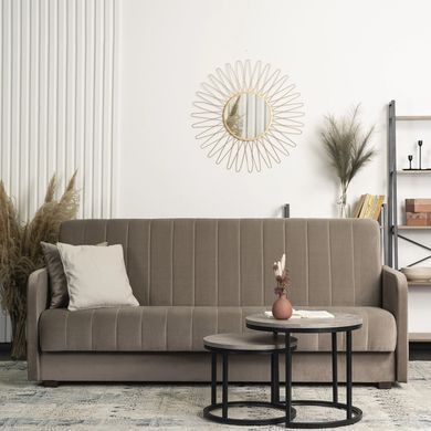 Диван раскладной MEBEL ELITE PORTO 198 см Беж фотография