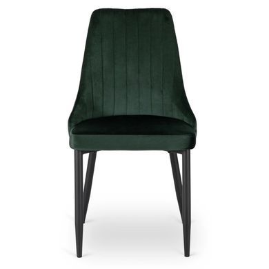 Стул бархатный MEBEL ELITE BARI Velvet Зеленый фотография