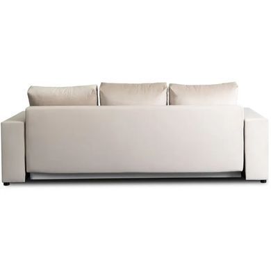 Диван 3-х місний оксамитовий MEBEL ELITE NICOLO Velvet 238 см Бежевий фотографія