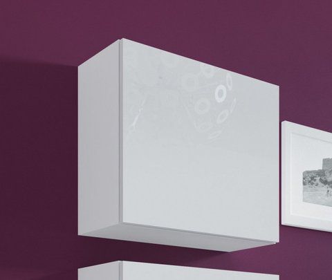 Вітрина підвісна VIGO Cama Квадрат 50x50 Білий Мат / Білий Глянець фотографія