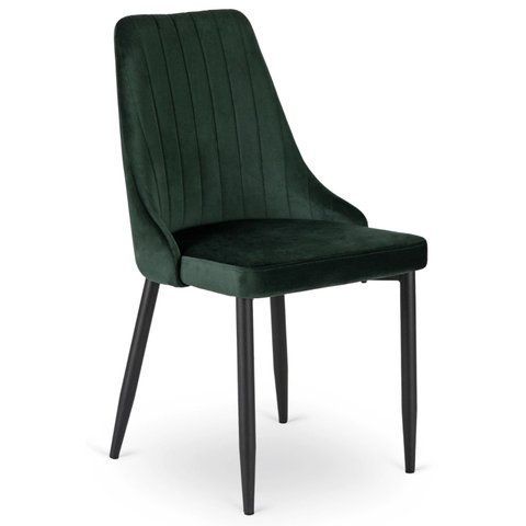 Стул бархатный MEBEL ELITE BARI Velvet Зеленый фотография