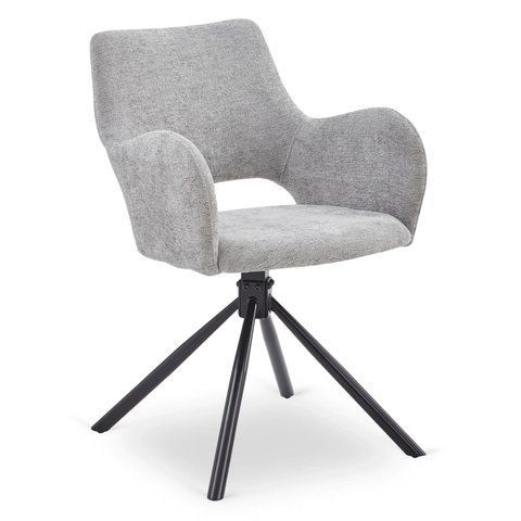 Крісло поворотне MEBEL ELITE FLAV Сірий фотографія