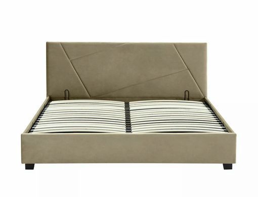 Ліжко COLUMBIA Velvet Signal 160x200 Беж фотографія